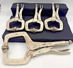 3 Petersen Vise-grip 6SP And 1-11SP Locking Welding Clamps. Fixed Price $89.99.