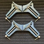 Lot Of (2) Vintage Stanley No. 83-404 Miter Angle Clamp Corner Woodworking Tool. Fixed Price $16.50.