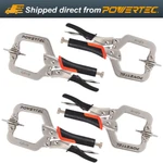 Powertec 2-INCH Face Clamps, C-clamp With Ergonomic Grip, 4PK (71641-P2). Fixed Price $39.99.