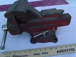 Vtg Craftsman No. 391.5187 Bench Vise 5-1/2" Jaws Very Nice Heavy Duty Shop Tool. Fixed Price $129.99.