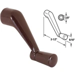 Prime-line Bronze Spline Casement Window Crank Handle 3686. Fixed Price $13.26.