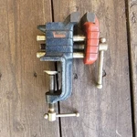 Vintage Stanley Handyman No. H1207 Small Bench Clamp. Fixed Price $47.00.