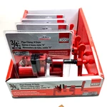 Bessey H-style Pipe Clamp Fixture Set Of 4- 3/4 In. Black Woodworking Tool. Fixed Price $68.99.
