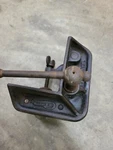 Vintage Champion Wood Vise Table Mount Cast Iron Corner Vice Geneva,ohio Usa. Fixed Price $35.00.