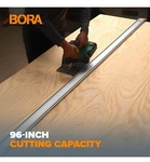 Bora Portamate Ngx 96 In Quick Connect Clamp Edge Guide. Fixed Price $57.99.