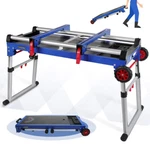 Workpro Miter Saw Stand, 5-IN-1 Portable Workbench, Quick Folding New. Fixed Price $209.99.