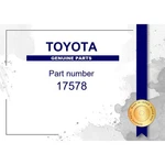 Genuine Toyota Pipe Clamp Part No. 17578-78170 (1757878170). Fixed Price $20.66.