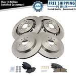 Front & Rear Premium Posi Ceramic Disc Brake Pads Rotors Ford Lincoln. Fixed Price $218.35.