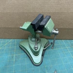 Vintage Table Top Swivel Vacuum Suction Based Clamp Vise Tool. Fixed Price $16.00.