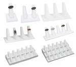 White Finger Ring Showcase Jewelry Holder. Fixed Price $12.19.