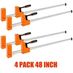 48'' Bar 90 Cabinet Master Parallel Jaw Set 4-PACK Carbon Steel. Fixed Price $243.99.