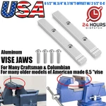 For Craftsman,columbian Vise Jaws 1/2" W, 3/4" H, 7/16"T Offset W/ C-c. Fixed Price $44.99.