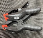 Set 2 Gross Stabil 7 Long Spring Clamps Flex Jaw Woodworking 3/4" Opening. Fixed Price $15.00.