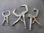 Mac Tools Set Of 3 Locking Clamps, Used. LP-HD11, LP-CC11, LP-CC6. Fixed Price $55.00.