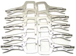 10 Pcs 11" Locking Clamps With Regular Tips Vise Welding Holding Dent. Fixed Price $86.99.