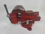 Vintage Columbian Red D63 1/2" Vise With Swivel Base Jaw. Fixed Price $48.97.