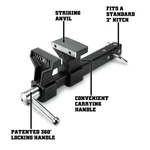 Wilton 10025 Inch Jaw Atv All Terrain Vise , Anvil Hitch Mounted. Fixed Price $169.99.