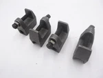 4 Pack Empire Industries Wide Mouth Electro-galvanized Beam Clamps 5/8". Fixed Price $27.99.