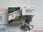 Ideal 5202051 Worm Gear Hose Clamps: Sae Size #4, 5/16" To 5/8" Dia Usa. Fixed Price $18.99.