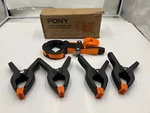 Jorgensen Pony 5-IN-1 Strap Clamp W 4-PIECE 62/7" Spring 93262 Durable. Fixed Price $32.21.