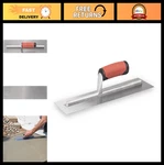 14" X Concrete Finishing Trowel - Carbon Steel Blade, Soft Grip Handle, Mason. Fixed Price $39.99.