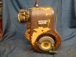 Antique Vintage Meco Wisconsin Cast Iron Horizontal Shaft Engine. Fires Spray. Fixed Price $175.00.