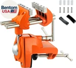 Clamp Bench With Post Universal, Woodworking Vise, 360 Heavy Duty Cast Ste. Fixed Price $82.47.