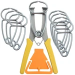 Feiyang Miter Spring 8 Clamps / 1 Pliers Holder, Yellow Metallic. Fixed Price $44.11.