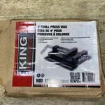 King Industries KPV-4 4" Drill Press Vices. Fixed Price $24.00.