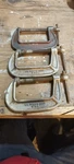 Lot Of 2 Vintage Brink & Cotton Pearlitic NO.143 C-clamps Usa Plus 3" Japa. Fixed Price $17.00.