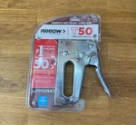 Arrow Fastener T50 Heavy Duty Manual Gun Chrome Steel Stapler Usa Made. Fixed Price $22.00.