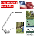 Lightweight Silver Trimmer Grip Handle With Bracket Clamp For Easy Yard Work. Fixed Price $37.79.
