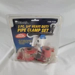 Pittsburgh Pc 1/2" Heavy Duty Pipe Clamp Set New In Package 37056. Fixed Price $23.70.