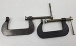 Pair Of Vintage Cincinnati Tool Co. C-clamps No. 54 Super Jr. 2 Inch. Fixed Price $12.99.