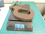 Redhead #4202 Heavy Duty 2" C-clamp Chicago Boiler Co. Vintage 1" Thick. Fixed Price $17.95.