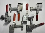 Toggle Locking Destaco Vertical Up 1200 Lbs Max. Hold Down Clamps Lot. Fixed Price $121.99.