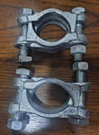 Lot Of 2 Dixon Valve DL-14 Double Bolt Clamps. Fixed Price $19.95.