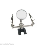 Third Helping Hand Magnifier W/ Clamps Jewelers Tool Sturdy Stand, Clips. Fixed Price $27.57.