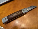 Vintage Dexter No. 34SE Wood Handle Adjustable Mill Knife Utility -#1. Fixed Price $25.00.