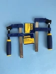 Irwin 4-IN 500 Lbs/lot Of 2/ Pressure Passive Bar Clamp, DIN5117. Fixed Price $19.99.