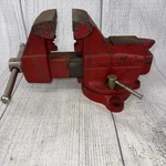 Vtg Craftsman Bench Vise 391.5186 4 1/2 Jaws Swivel Base Japan - Works Great!. Fixed Price $74.99.