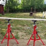 V-head Pipe Jack Stand Adjustable 28-52" Heavy Duty Steel 2500LBS Welding Repair. Fixed Price $61.65.