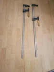 Set Of 2 Pittsburgh 30" Bar Clamps F-style Woodworking Tools. Fixed Price $25.00.