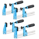 Shall 6-INCH Steel Bar Set, 4-PACK Medium-duty Quick-release F Clamps,.... Fixed Price $41.56.