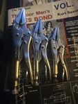 Lot Of Mac Tools Vise Grips MLP9LN, MLP6LN MLP4LN, All Like New. Fixed Price $99.00.