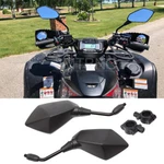 For Yamaha Grizzly 700 660 550 450 Atv Rearview Mirrors + 7/8" Handlebar Clamps. Fixed Price $33.39.