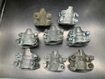 (8) Dixon "boss" 1" Valve Clamps 1-17/18-1-23/32. Fixed Price $120.00.