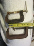 2 550,54,A 3 And Inch Cincinnati Co. C-clamps Usa Tools, Vtg. Fixed Price $8.55.