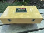 Pittsburgh Cen-tech 93051 Dial Indicator W/flex Stand & Clamp Wood Box. Fixed Price $40.00.