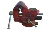 Vintage Columbian 1035 Bench Mount Swivel Red Vise Tool. Fixed Price $25.00.